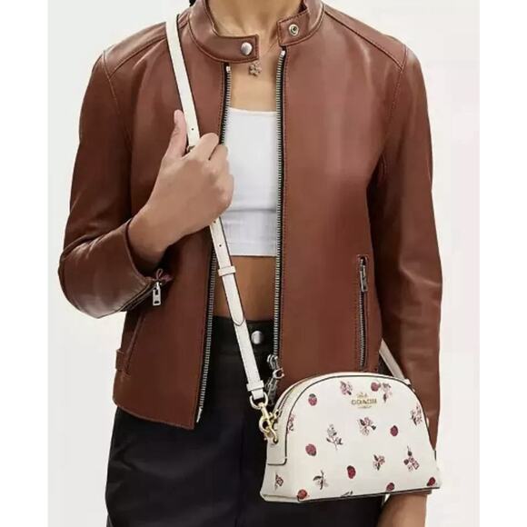 NWT  🐞  COACH LADYBUG FLORAL PRINT MADI CROSSBODY - Picture 2 of 14